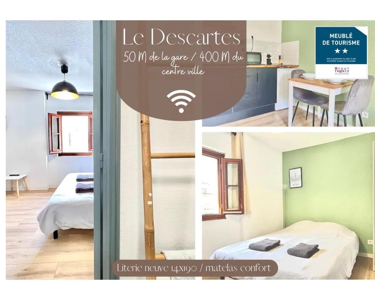 Апартаменти Le Descartes, A 50M De La Gare Fibre/Tv Connecte Пуатьє Екстер'єр фото
